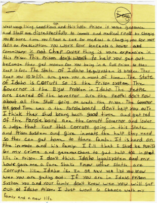 West wing living conditions