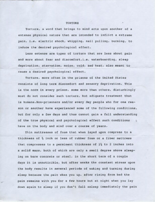 Torture