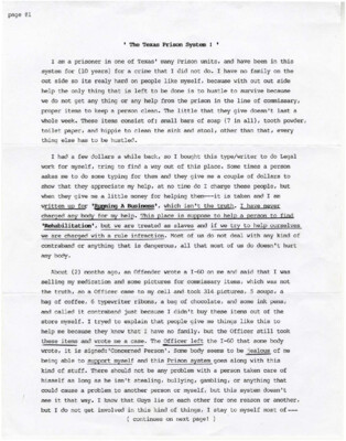 The Texas prison system