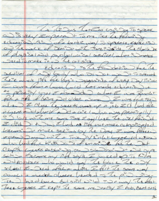 The things that I'm going to...