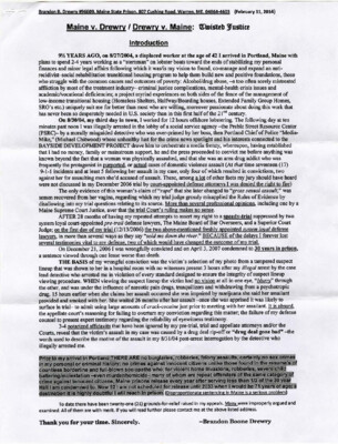 Maine v. Drewry / Drewry v. Maine: Twisted justice