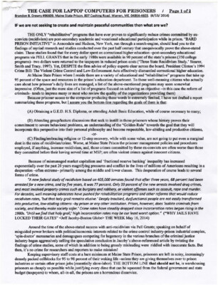 The case for laptop computers for prisoners