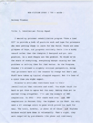 I, intellectual firing squad