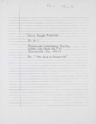 The road to Branchville