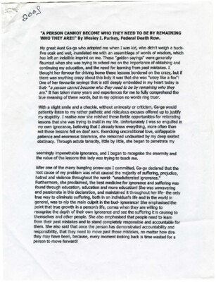 A person cannot become who they need to be by remaining who they are!!