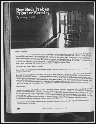 New study probes prisoner reentry