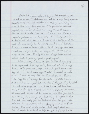 Prison life, geez, where to begin