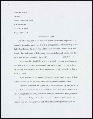 Visions of the night