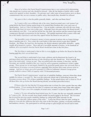 Most of us believe the parole board