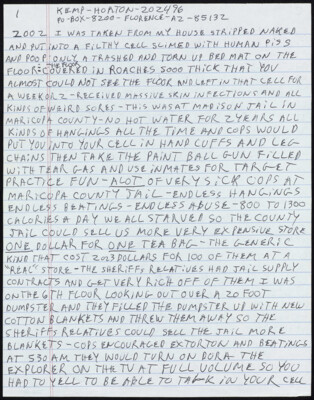 I was taken from my house