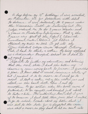 A day before my 18th birthday