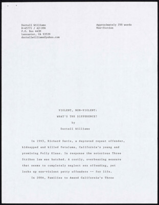 Violent, non-violent: what's the difference?