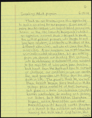 Thank you all for allowing me