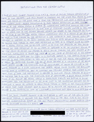 Reflections from the cement coffin June 23, 2013