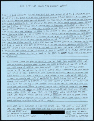 Reflections from the cement coffin May 18, 2013