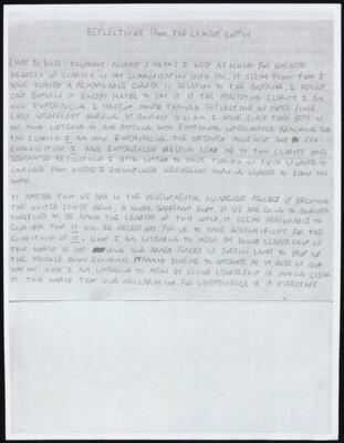 Reflections from the cement coffin May 30, 2013