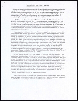 Unacceptable collateral damages