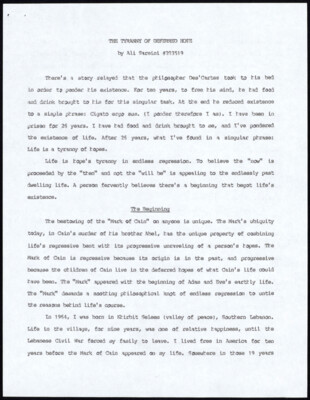 The tyranny of deferred hope