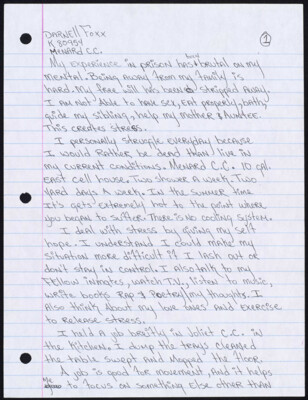 My experience in prison has been brutal