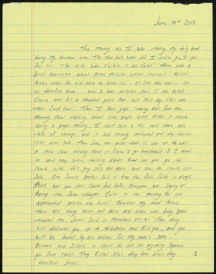 This morning as I was reading