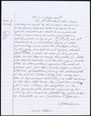 Who is in charge here?