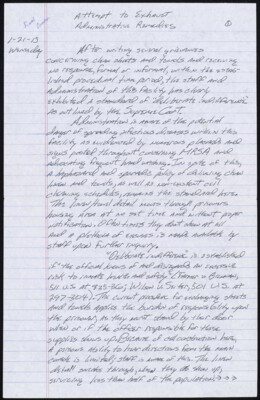 Attempt to exhaust administrative remedies