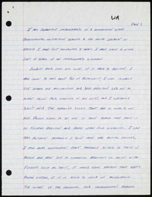 I am currently incarcerated