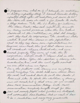 A professor once asked me