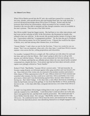 An almost love story