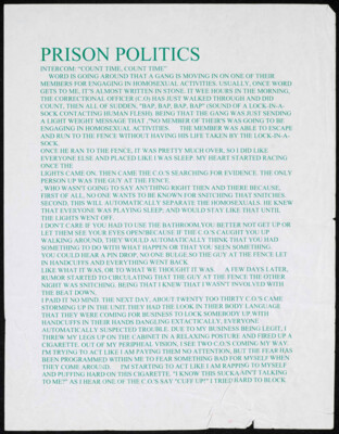Prison politics