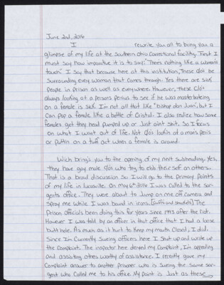 I rewrite you all to bring you a glimpse of my life