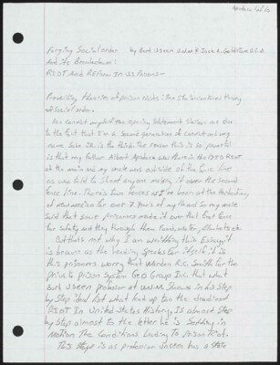 Prevailing theories of prison riots: The state-centered theory of social order