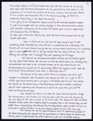 This unique essay is a "divine mental journey"