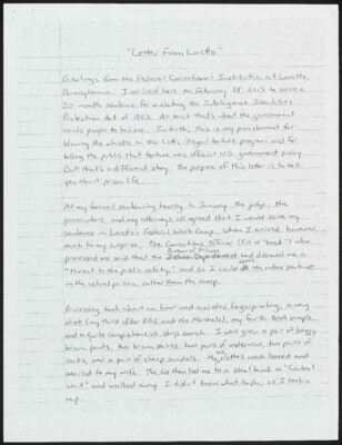 "Letter from Loretto" (2)