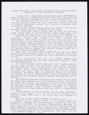 Massive corruption again within the Pennsylvania judicial system