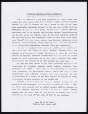 Criminal justice system, hypocrisy