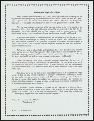 The inspiring inspiration of love