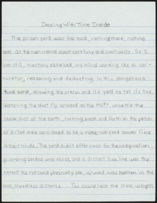 Dealing with time inside