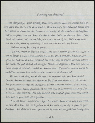 Surviving the madness