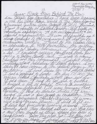 Queer black man behind the bar