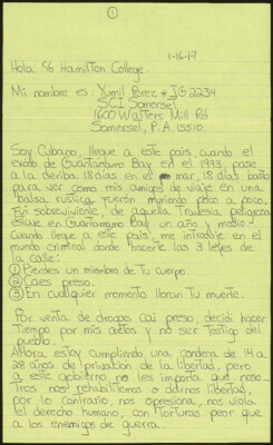 Soy Cubano, llegue a este pais