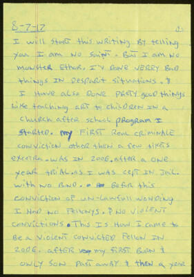 I will start this writing