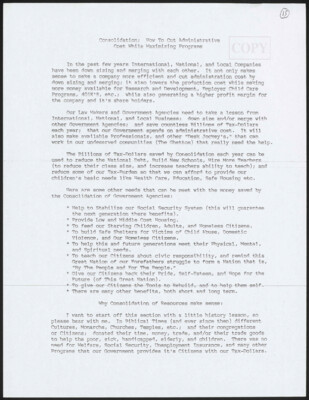 Consolidation: How to cut administrative cost while maximizing programs