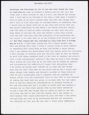 Greetings and blessings to all