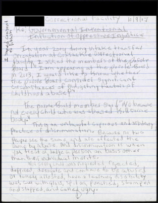 Governmental intentional infliction of oppressive injustice