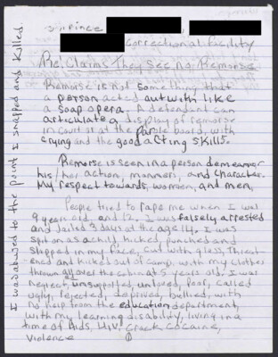 Claims they see no remorse