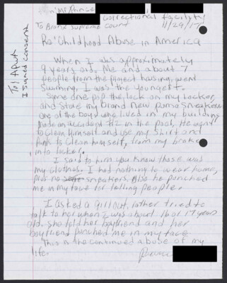 Childhood abuse in America