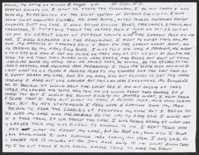 Hello, my name is William B. Hodges