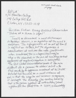 Prison: Where torture of a human is legal