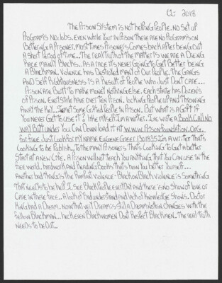 The prison system is not helping people